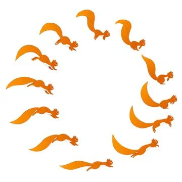 Squirrel Stock Illustration