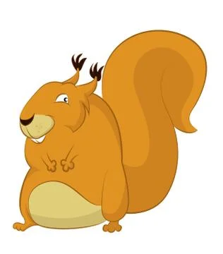 Squirrel Stock Illustration