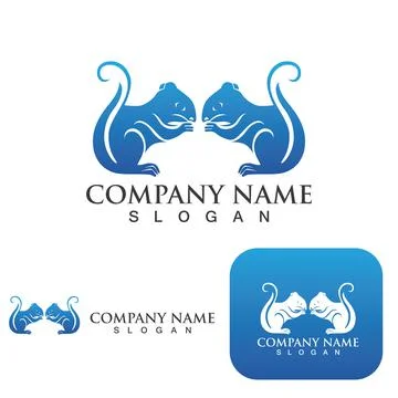 Squirrel  Logo  and Symbol Template Stock Illustration