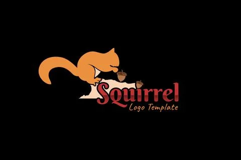 Squirrel Logo Stock Illustration