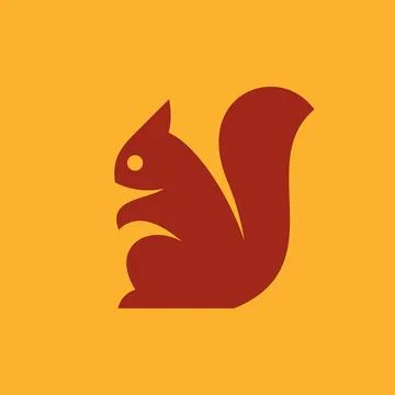Squirrel Logo Stock Illustration