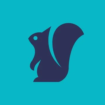 Squirrel Logo Stock Illustration
