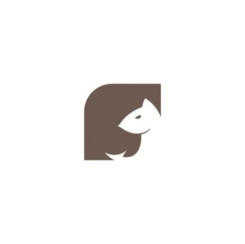 Squirrel logo vector icon design illustration Stock Illustration