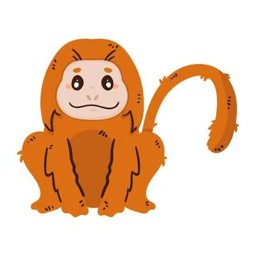 Squirrel monkey animal 스톡 일러스트