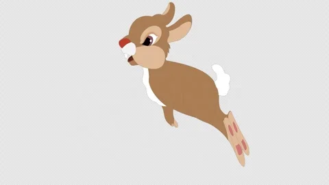 Squirrel Running Animation with Transparent Background. Gilheri running  Stock Footage 325495715