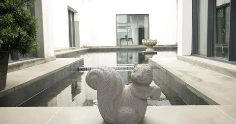 Squirrel Statue China Hangzhou Stock-Footage 93328968