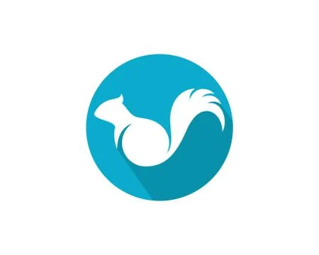 Squirrel symbol illustration Stock Illustration