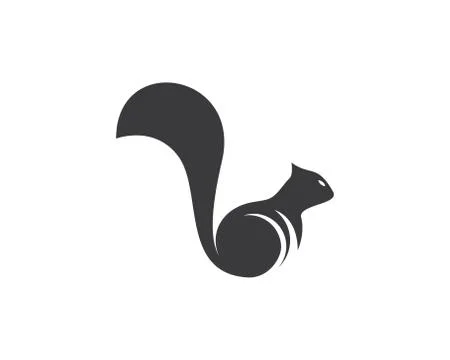 Squirrel symbol illustration Stock Illustration
