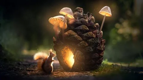 Squirrel's Hut 4K Photos