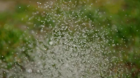 Squirting water drops Stock Footage 36740395