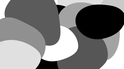 Squishy transitions set of 4 (monotone) Stock Footage 311032291