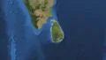 Sri Lanka. 3d earth in space - zoom in on Sri Lanka contoured 4k 4k or 4k+ Resolution