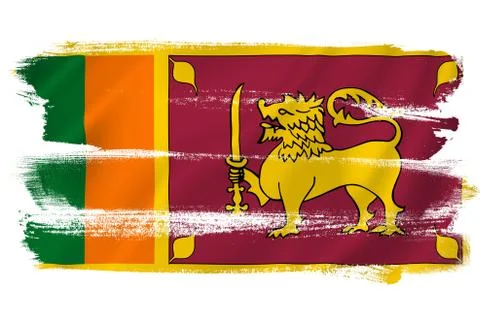 Sri lanka flag Stock Illustration