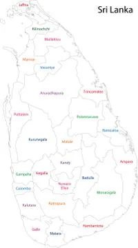 Sri Lanka Stock Illustration