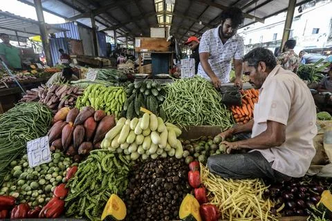 Sri Lanka increases value added tax to 18 percent to meet IMF targets, Colombo - 写真素材
