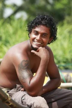 Sri Lanka the man Stock Photos