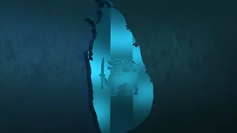 Sri Lanka Map Stock Footage 277901012