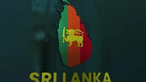 Sri Lanka Map 库存影片 279766314
