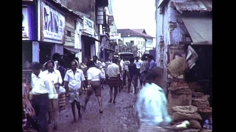 Sri Lanka. 'street life' circa part three Stock Footage 230865053