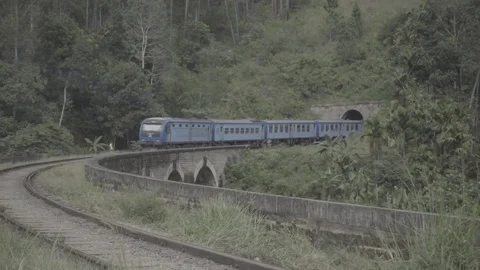 Sri Lanka train Stock Footage 82313428