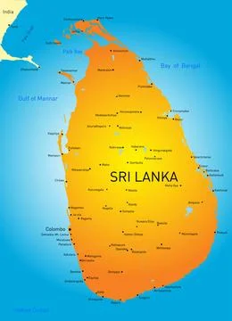 Sri Lanka Vector color map of Sri Lanka Copyright: xZoonar.com/RuslanxOlin... Stock Photos