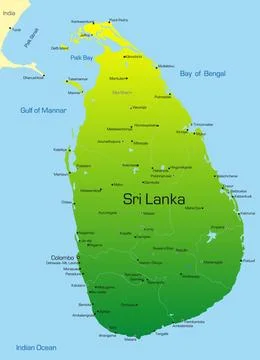 Sri Lanka Vector map of Sri Lanka country Copyright: xZoonar.com/RuslanxOl... Stock Photos