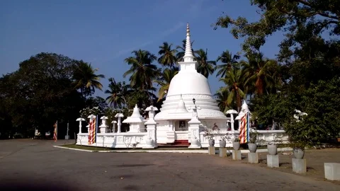 Sri Lankan Buddhist Temple Stock Footage 84095167