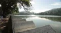 Sri Lankan people walking along the lake HD Footage