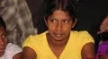 Sri Lankan woman sitting on floor HD Footage