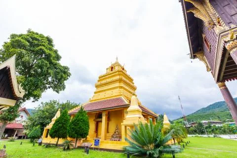 Sri Pho Chai old temple of the Sangha is over 400 years old Stock Photos