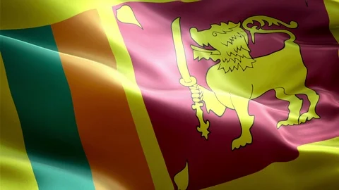 Srilanka Flag Stock Footage 116400963