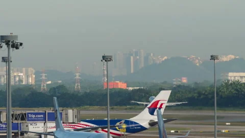 SriLankan Airlines take off Stock Footage 313011757