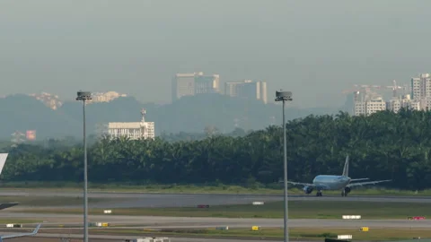 SriLankan Airlines take off Stock Footage 325658617