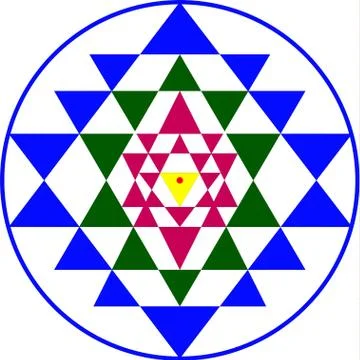 Sriyantra Stock Illustration