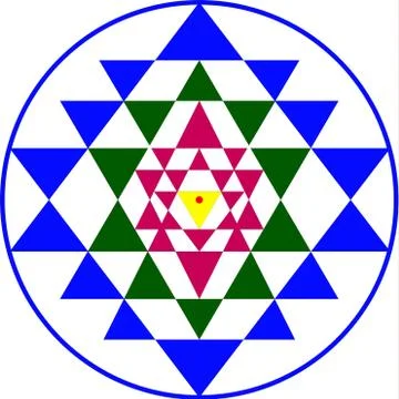 Sriyantra Stock Illustration