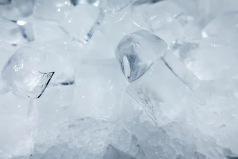 Сrushed ice closeup texture Stock Photos