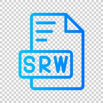 Srw Document file picture gradient icon.  스톡 일러스트