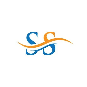 SS Logo design. SS Linked Logo for business and company identity. Creative Le Stock Illustration