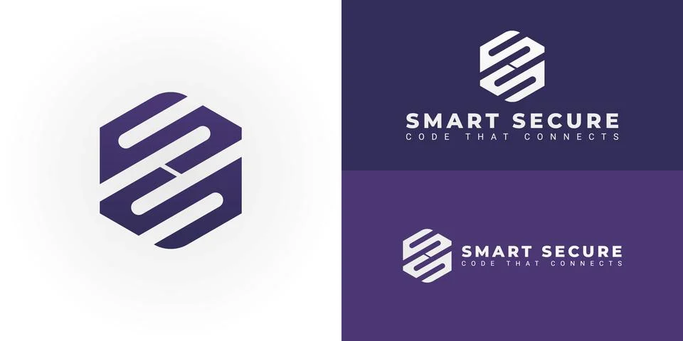 The SS logo for modern software development Stock Illustration