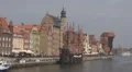 The SS Soldek in medieval port in Gdansk, Poland HD Footage