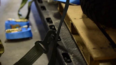SSA Soldiers secure equipments on racks and repair containers during SSA - 2018 Stock Footage 106043953
