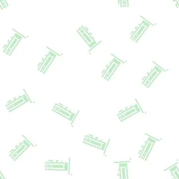 Ssd computer disk glyph vector seamless pattern Stock Illustration