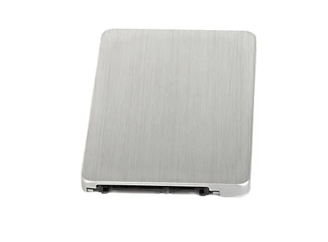 SSD drive computer part isolated on white Stock Photos