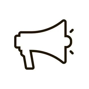 Sshout icon on white background. Vector illustration EPS 10. Stock Illustration