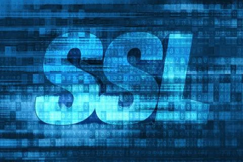 SSL Certificate Concept Illustrazione stock