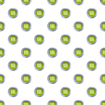 Ssl certificate pattern for web security encryption イラスト素材