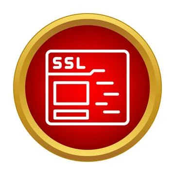 Ssl certificate protecting web data encryption concepts Stock Illustration