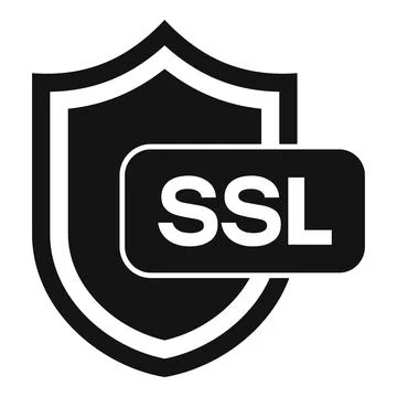 SSL certificate shield icon simple vector. Safe data Ilustración de archivo
