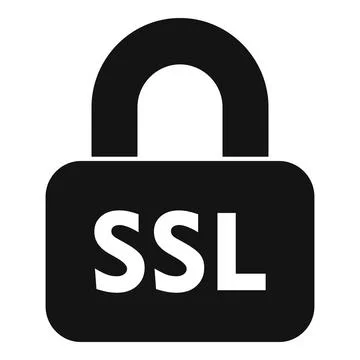 Ssl cipher icon simple vector. Lock code Illustrazione stock