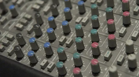 SSL Closeup Pan 1 Stock Footage 46522252